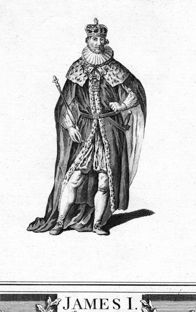 James I van Engeland door Unbekannt