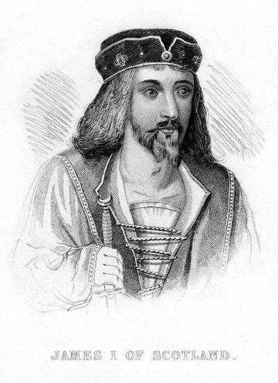 James I van Schotland door Unbekannt