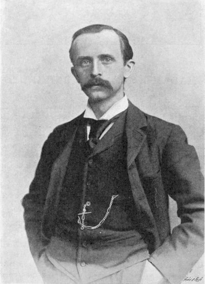 James Matthew Barrie 1860-1937, Schotse toneelschrijver en romanschrijver, c1895 door Unbekannt
