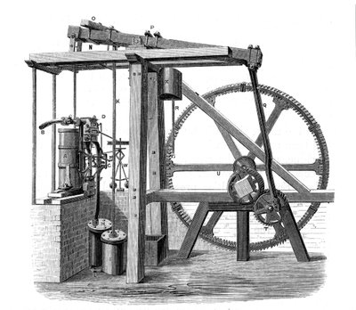 James Watts prototype stoommachine Old Bess door Unbekannt