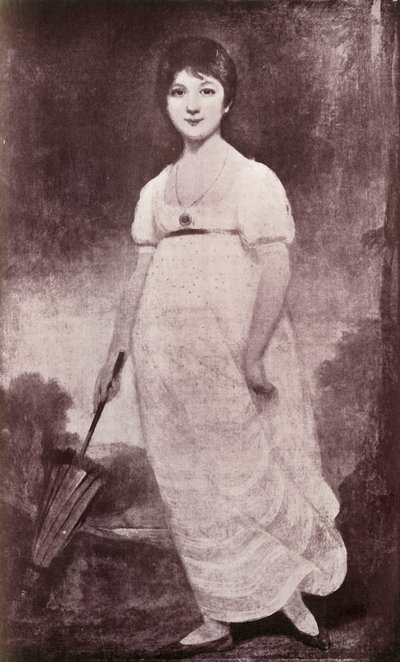 Jane Austen, ca. 1789, 1919 door Unbekannt