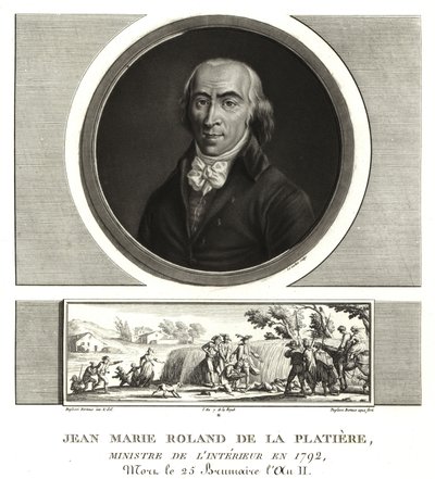 Jean Marie Roland de la Platiere, Minister van Binnenlandse Zaken door Unbekannt