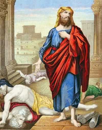 Jeremia, profeet uit het Oude Testament, c1860 door Unbekannt