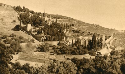 Jeruzalem - Gethsemane, ca. 1918-1939 door Unbekannt