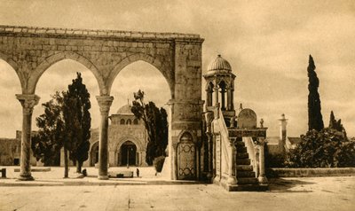 Jeruzalem - Moskee El-Aksa door Unbekannt