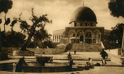 Jeruzalem - Moskee van Omar door Unbekannt