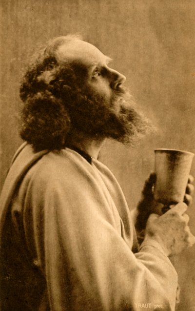 Jezus bij het Laatste Avondmaal, 1922 door Unbekannt