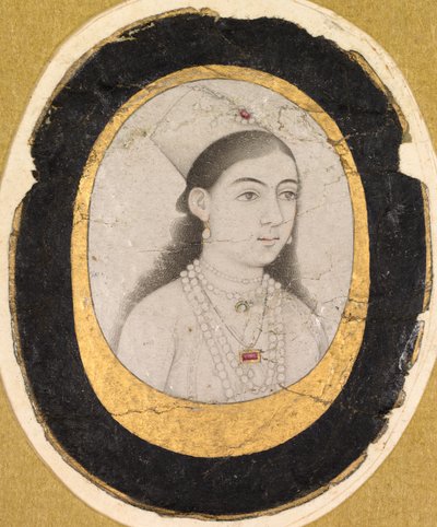 Juweelportret van een jong meisje, ca. 1660 door Unbekannt
