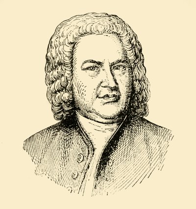 Johann Sebastian Bach door Unbekannt