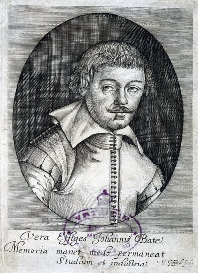 John Bate, Engelse auteur, ca. 1635 door Unbekannt