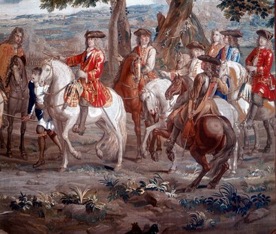 John Churchill, Hertog van Marlborough 1650-1722 Engelse soldaat, bij de Slag om Blenheim, 1704 door Unbekannt
