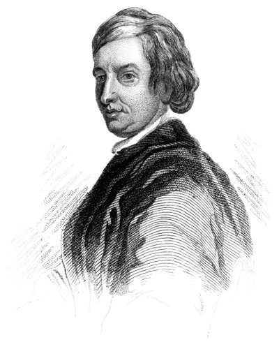 John Dryden, 17e-eeuwse Engelse dichter, literair criticus en toneelschrijver, ca. 1850 door Unbekannt