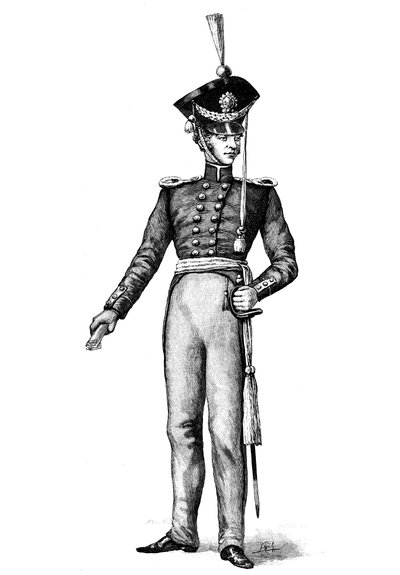 John Ericsson, ingenieur, afgebeeld in het Zweedse leger door Unbekannt