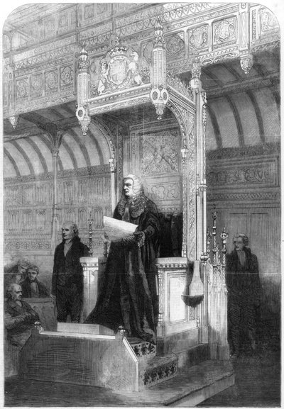 John Evelyn Denison, Voorzitter van het Lagerhuis, 1857 door Unbekannt