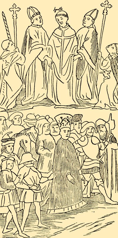 Jan Hus Veroordeeld en Naar de Executie Geleid, ca. 1930 door Unbekannt