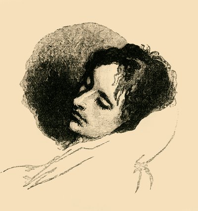 John Keats, 1821, ca. 1876 door Unbekannt