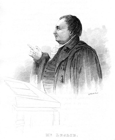 John Leslie 1766-1832, Schotse natuurfilosoof en natuurkundige, lezend, 19e eeuw door Unbekannt