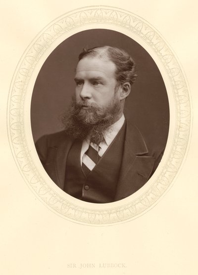 John Lubbock, eerste Baron Avebury, Engelse bankier, archeoloog, natuuronderzoeker en politicus door Unbekannt