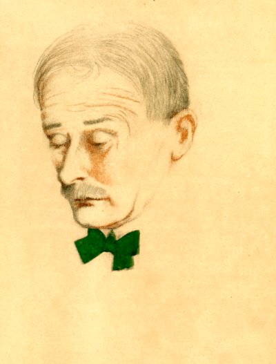 John Masefield 1878-1967, Engelse dichter en schrijver, begin 20e eeuw door Unbekannt