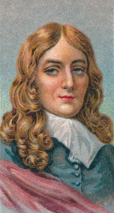 John Milton 1608-1674, Engelse dichter, 1924 door Unbekannt