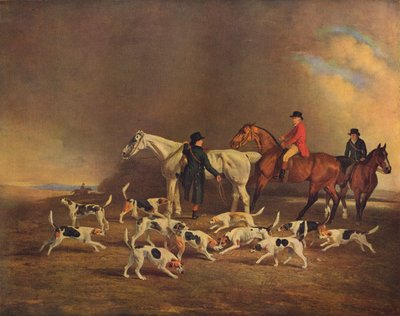 John Powlett en zijn Honden, ca. 18e tot 19e eeuw, 1929 door Unbekannt