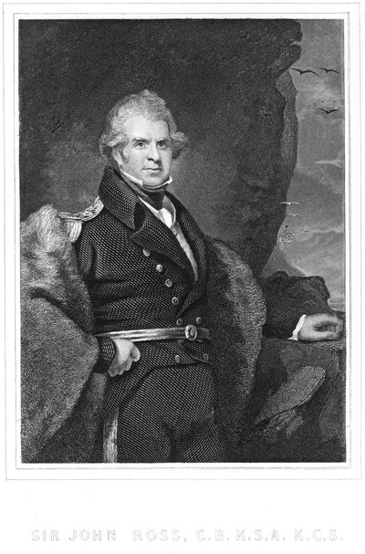 John Ross, Britse poolonderzoeker en marineofficier, 19e eeuw door Unbekannt