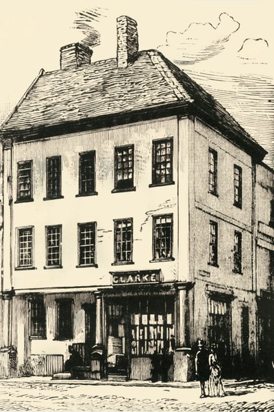 Geboorteplaats van Johnson in Lichfield, 1902 door Unbekannt