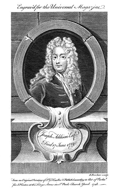 Joseph Addison, Engelse politicus en schrijver, 19e eeuw door Unbekannt