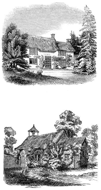 Geboorteplaats van Joseph Addison in Milston nabij Amesbury, Wiltshire door Unbekannt