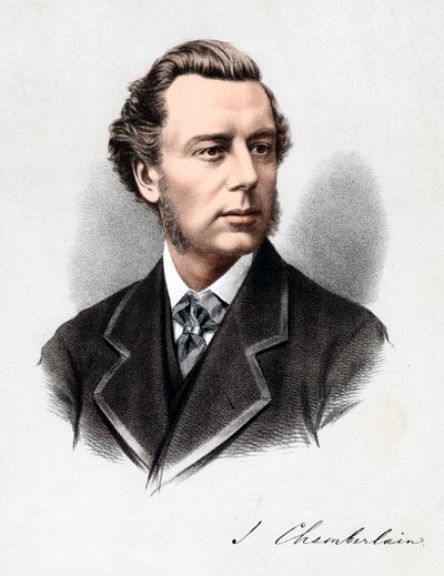 Joseph Chamberlain, Britse politicus, ca. 1880 door Unbekannt