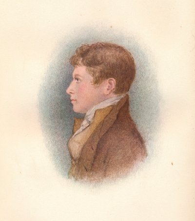 Joseph Gurney geboren 1796, op 20-jarige leeftijd, c1816 door Unbekannt