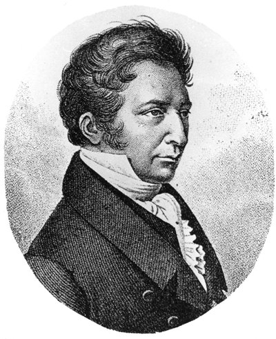 Joseph Louis Gay-Lussac, Franse chemicus, natuurkundige en ballonvaarder, ca. 1824 door Unbekannt
