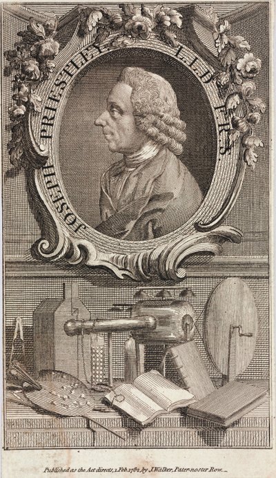 Joseph Priestley, Engels-Amerikaanse theoloog en chemicus door Unbekannt