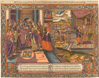 Judith gaat naar het kamp van Holofernes door Unbekannt