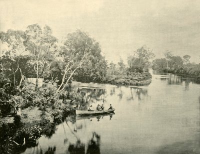 Kruising van de Glengarry & Thompson Rivers, Victoria, 1901 door Unbekannt