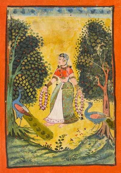 Kakubha Ragini, folio uit een Ragamala door Unbekannt
