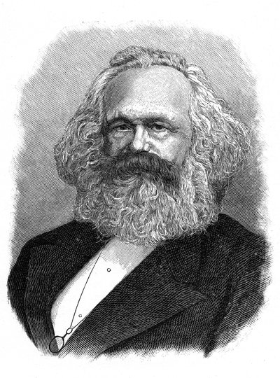 Karl Marx, 19e-eeuwse Duitse politieke, sociale en economische theoreticus door Unbekannt