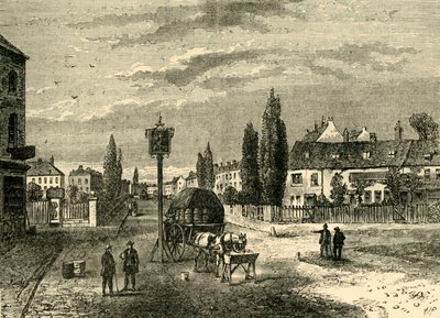 Kennington, vanaf het Groen, 1780, c1878 door Unbekannt