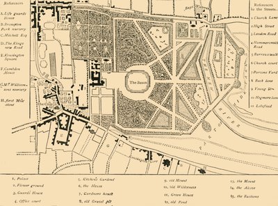 Kensington in 1764, ca. 1876 door Unbekannt