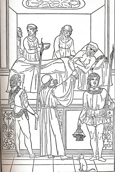 Ketham: Fasciculus Medicinae, Venetië, 1493, De Behandeling Van De Pest, c1493 door Unbekannt
