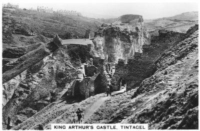 Kasteel van Koning Arthur, Tintagel, 1937 door Unbekannt
