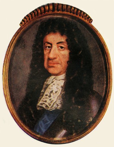 Koning Karel II, ca. 1680, 1947 door Unbekannt
