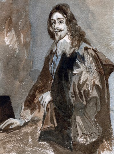 Koning Charles I 1600-1649, ca. 18e eeuw door Unbekannt