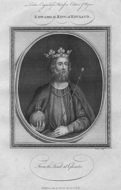 Koning Edward II, 1787 door Unbekannt