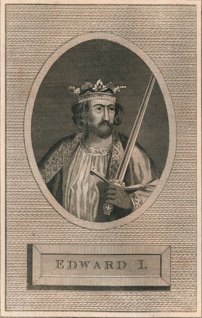 Koning Edward I, 1793 door Unbekannt