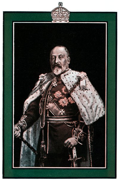 Koning Edward VII 1841-1910, 1902-1903 door Unbekannt