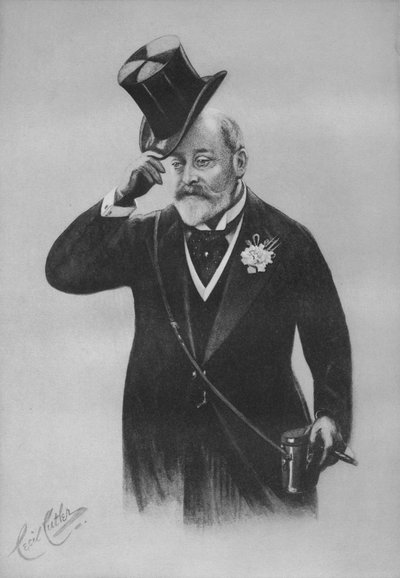 Koning Edward VII door Unbekannt