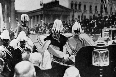 Koning Edward VII en Kaiser Wilhelm II in Berlijn, februari 1909, 1964 door Unbekannt