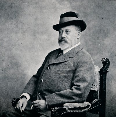 Koning Edward VII met een Tiroler hoed door Unbekannt