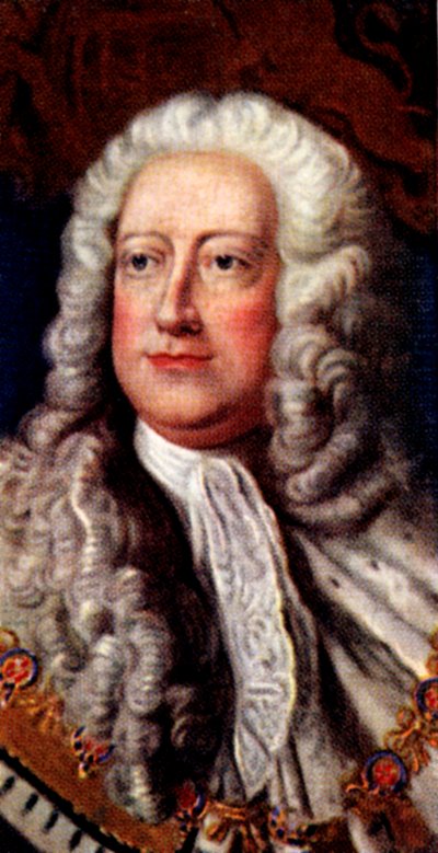 Koning George II door Unbekannt